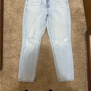 American Eagle Outfitters Light Blue Straight Leg Jeans